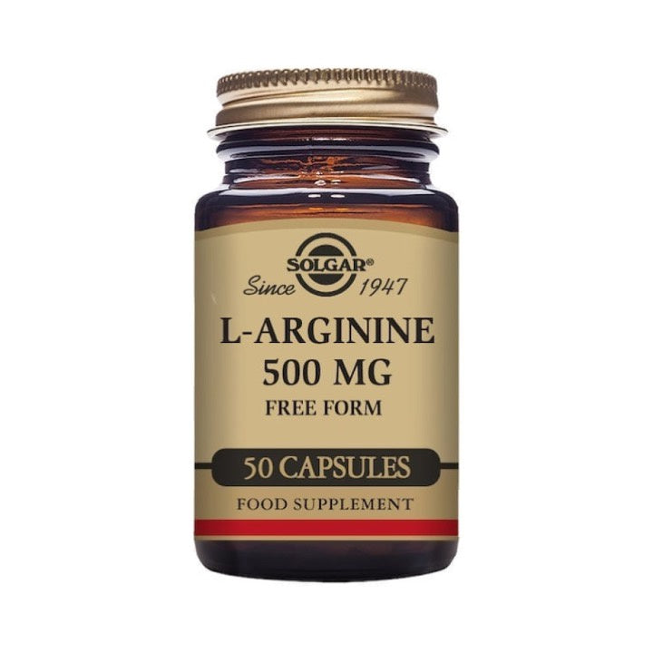 L-Arginine 500mg Vegicaps 50s