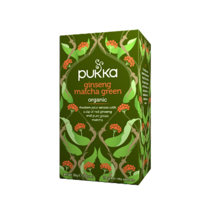 Pukka Ginseng Matcha Green Tea 20s