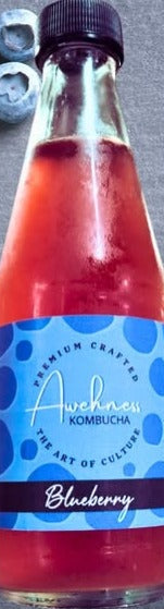 Blueberry kombucha 250ml - awehness