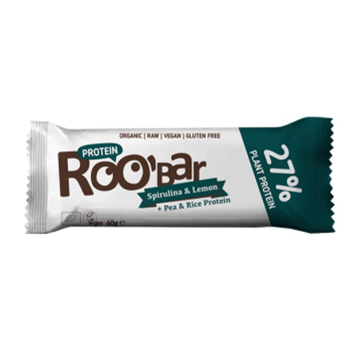 Roobar Spirulina & Lemon Bar 40g