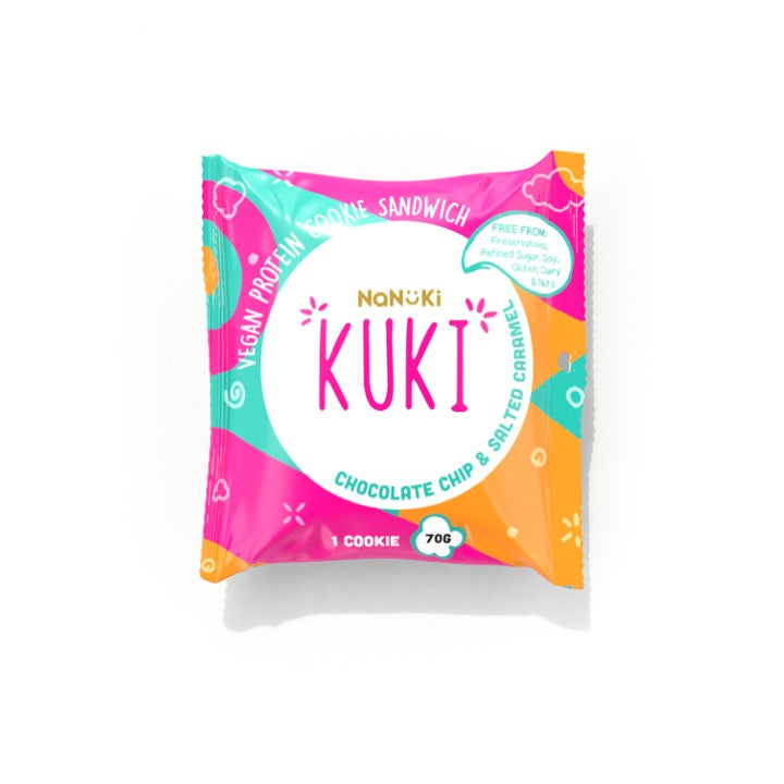 Nanuki Chocolate Chip & Salted Caramel Kuki 45g