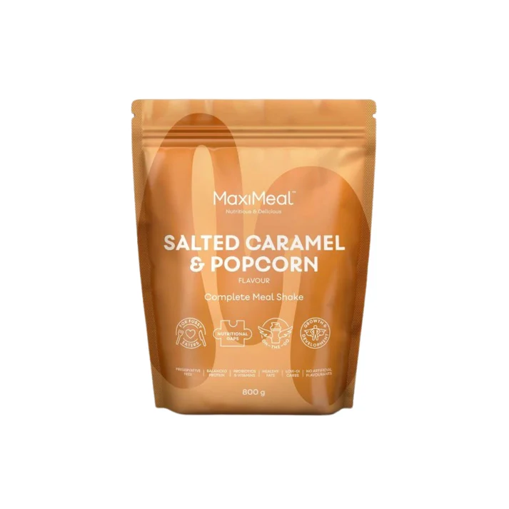 MaxiMeal Salted Caramel &amp; Popcorn 800g