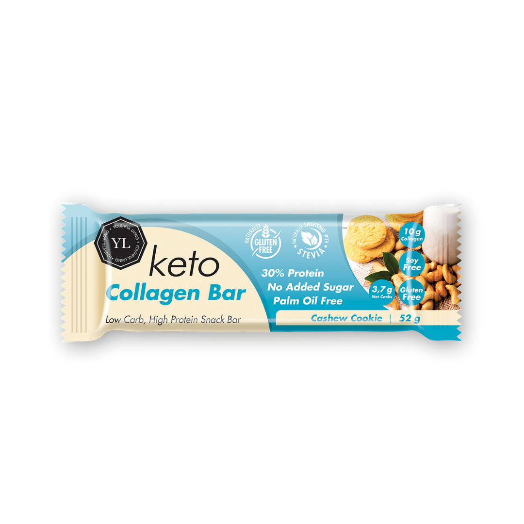 Keto Collagen Bar  Cashew Cookies 52g