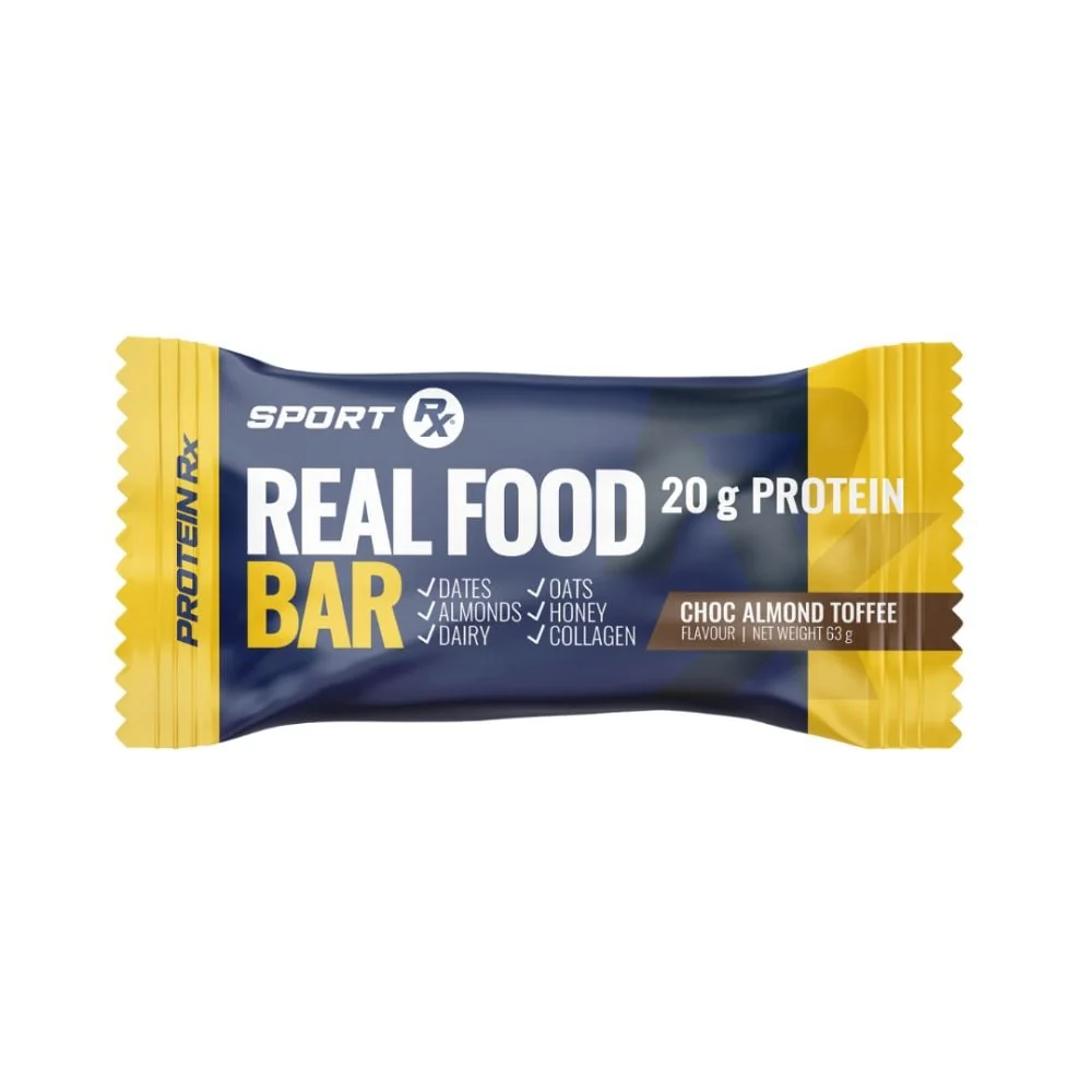 Sport RX Real Food Choc Almond Toffee Bar 63g