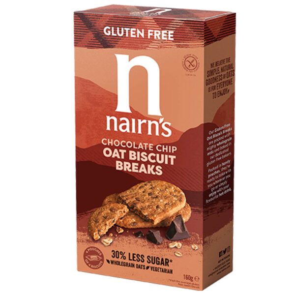 Gluten Free Chocolate Chip biscuits 160g