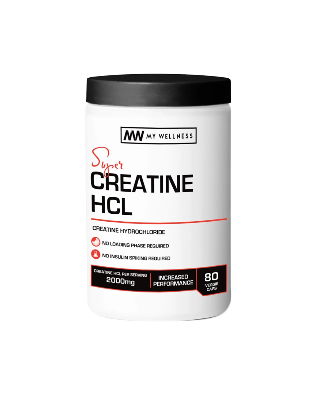 Super Creatine HCL 80 veggie caps