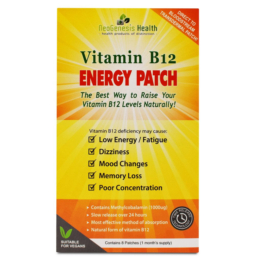 NeoGenesis Health Vitamin B12 Energy Transdermal Patch - 8s