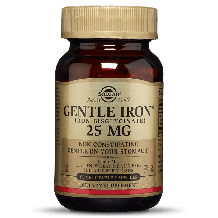 Gentle Iron 25mg Vegicaps 90s