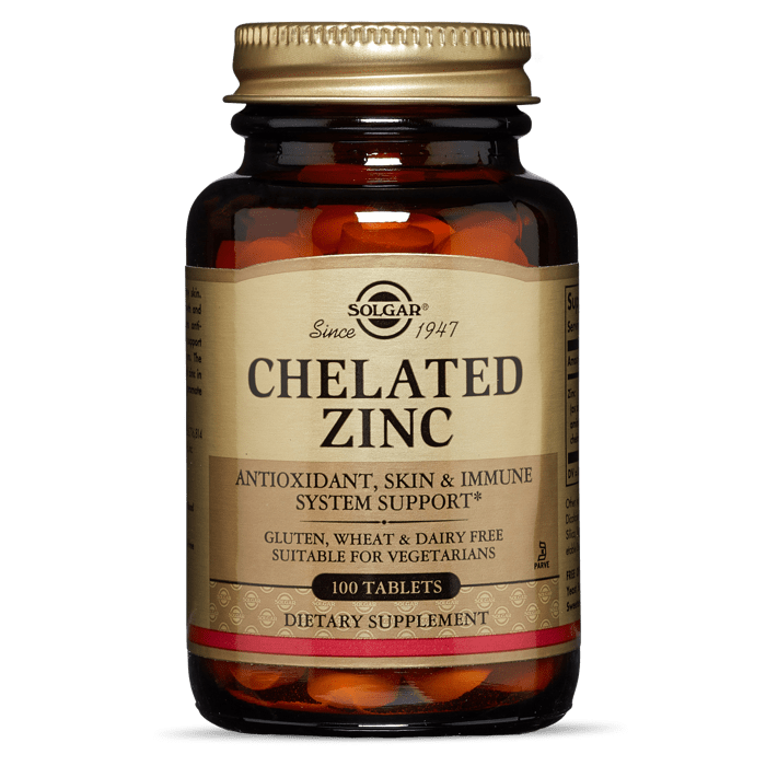 Chelated Zinc Tabs 100s