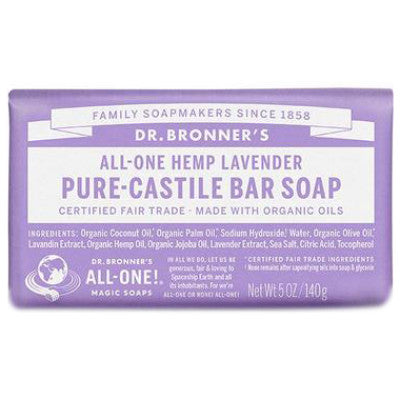 Pure Castile Lavender Bar Soap 140g