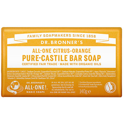 Pure Castile Citrus Bar Soap 140g