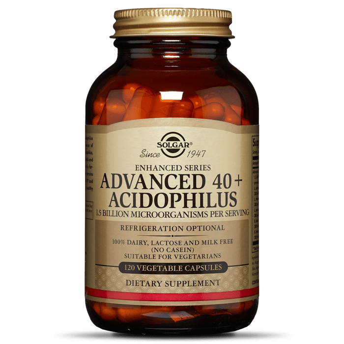 Advanced 40 + Acidophilus Vegicaps 120s