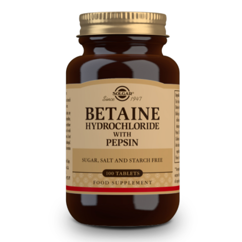 Betaine Hydrochloride with Pepsin Tabs 100s