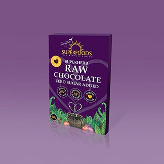 Raw Chocolate Superherb Zero Sugar 50g