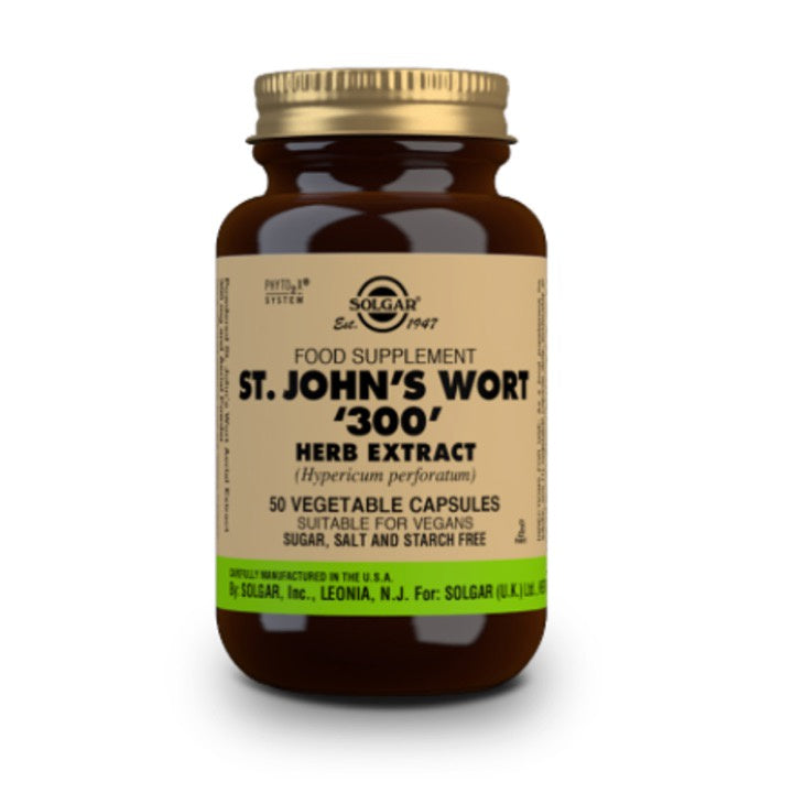 St John's Wort Herb Extract 300mg Vegicaps 50s