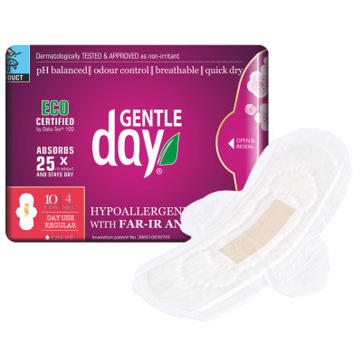 N10 GENTLE DAY - Organic Day Use Regular Flow Pads