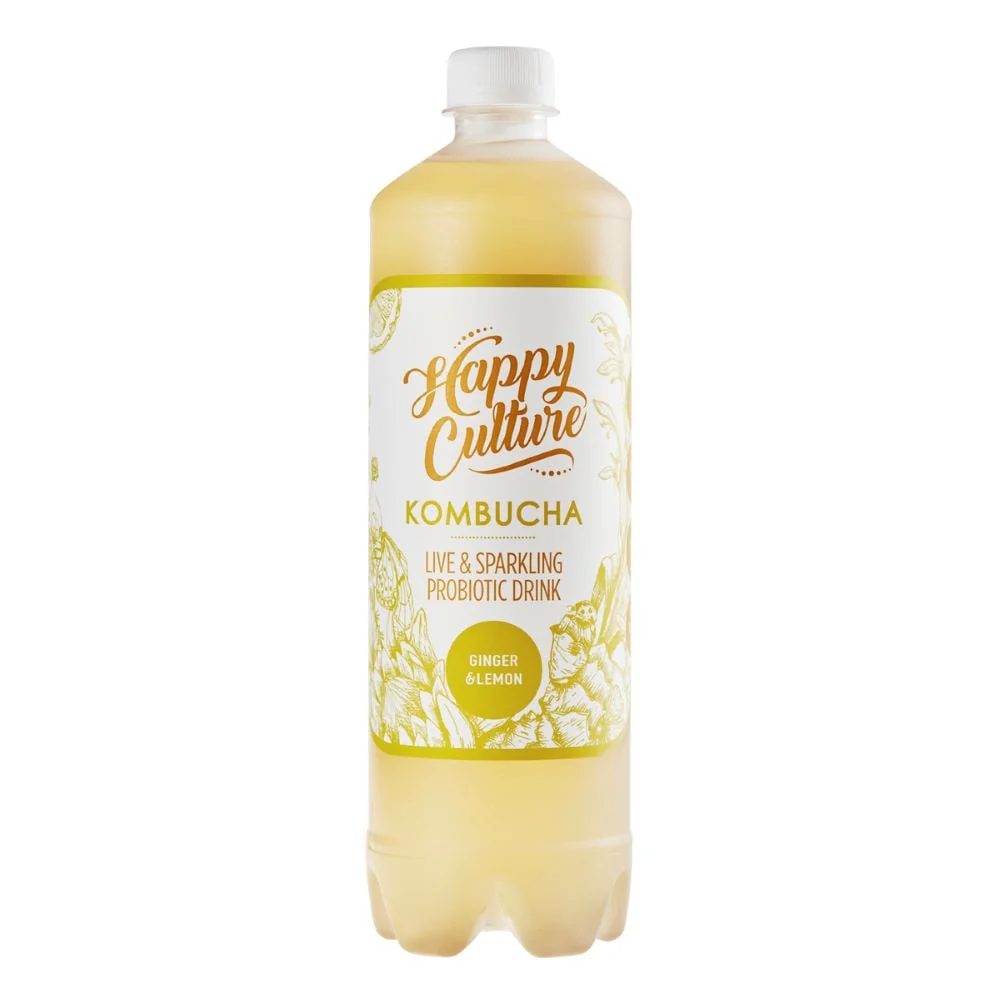 Ginger &amp; Lemon Kombucha  850ml