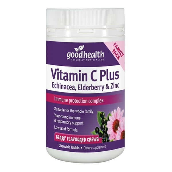 Vitamin C Plus Echinacea , Elderberry & Zinc  60c