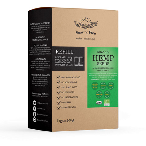 Hemp Seeds Hulled 1kg