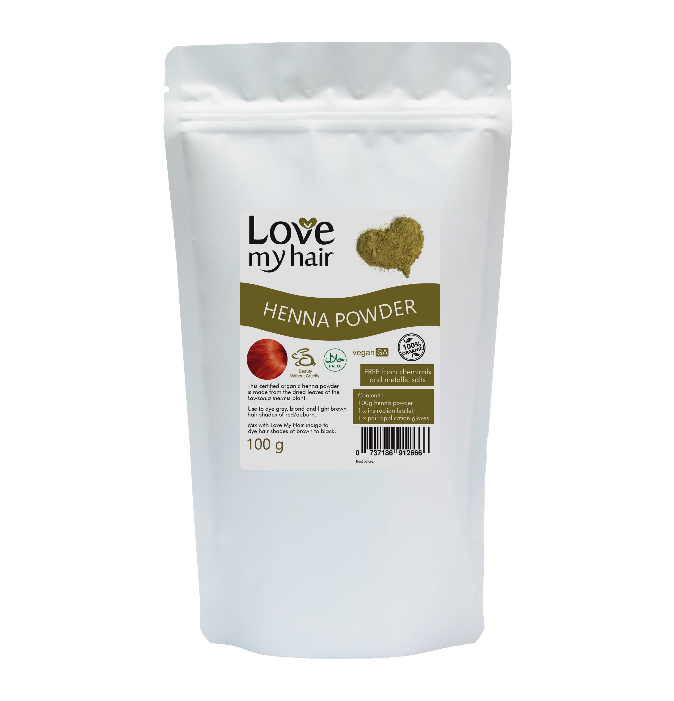 Pure Henna Powder 100g – Lifestyle Health