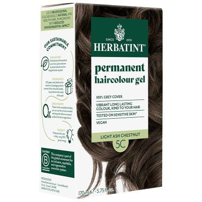 Hair Colour Gel 5C Light Ash Chestnut 150ml