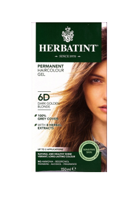 Hair Colour Gel 6D Dark Golden Blonde 150ml