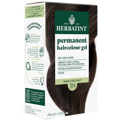 Hair Colour Gel 3N Dark Chestnut 170ml