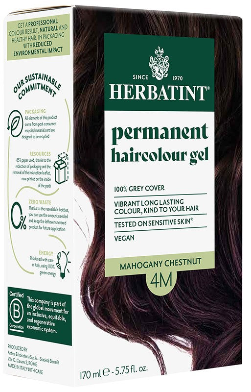 Hair Colour Gel 4M Mahogany Chestnut 150ml
