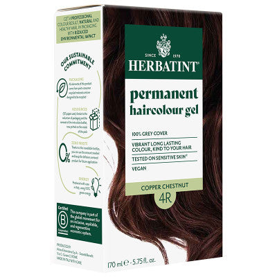 Hair Colour Gel 4R  Copper Chestnut 150ml