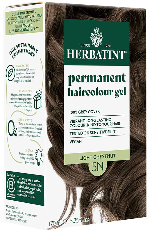 Hair Colour Gel 5N Light  Chestnut 150ml