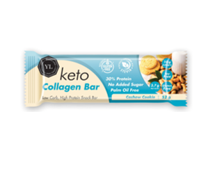 Keto Collagen Bar Cashew Cookies 52g