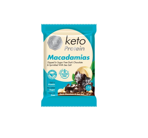 Protein Macadamias Dark Chocolate 40g
