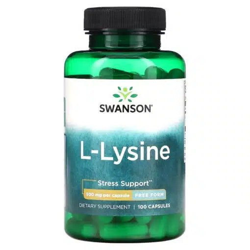 L-Lysine Free Form 500mg 100c