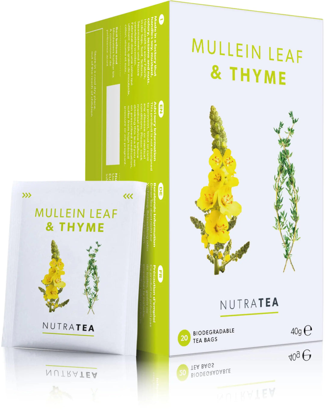 Mullein Leaf  &amp;  Thyme  Tea 20tb