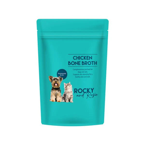 Rocky &amp; Rosie Chicken Bone Broth 200g Pouch