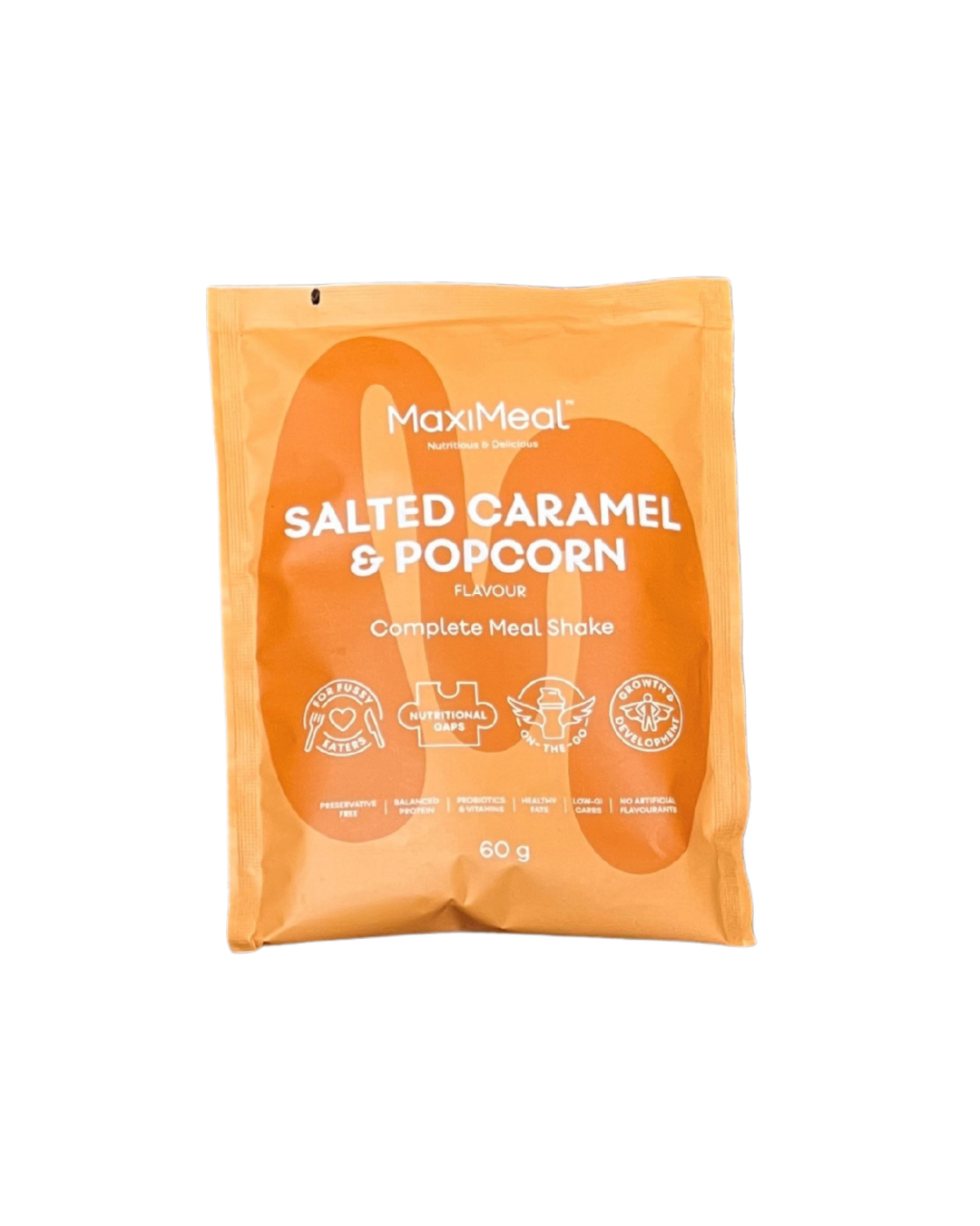 Salted Caramel &amp; Popcorn Meal Shake 60g sachet