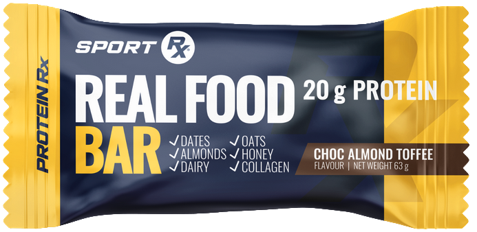Sport RX Real Food Choc Almond Toffee Bar 63g