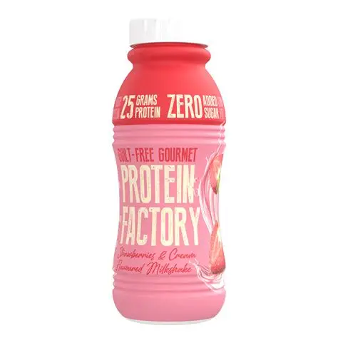 Protein Factory - Protein Milkshake Strawberries &amp; Cream 25G Protein