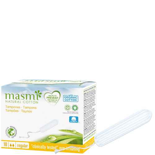 Organic Cotton Tampons Regular 18s
