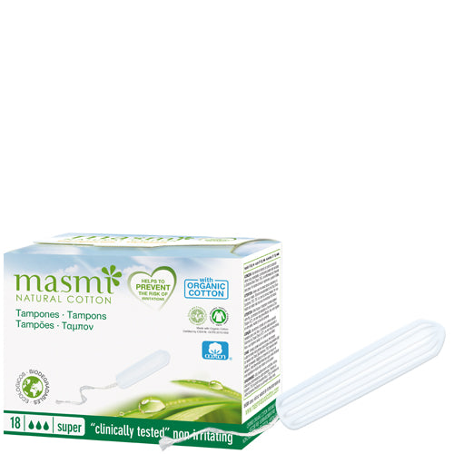 Organic Cotton Tampons Super 18s