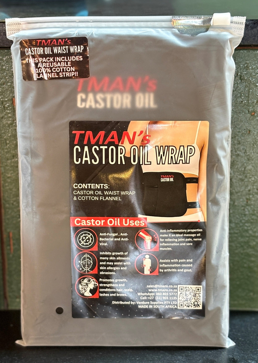 TMANS Castor Oil Wrap